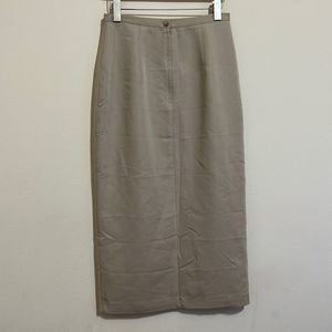 Vintage Delicia Tan Maxi Skirt